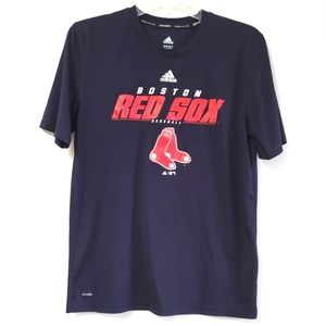 Adidas Boston Red Sox Navy Blue T-shirt Kids Size XL